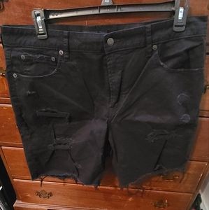 Black Denim Distressed